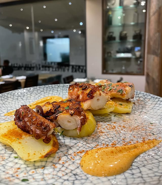 Pulpo a la brasa